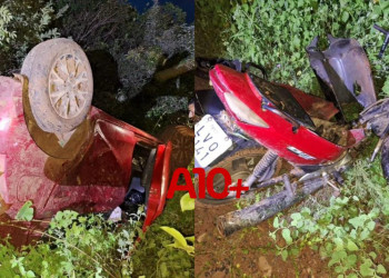 Adolescente é apreendido após pegar carro do tio, provocar acidente e deixar motociclista ferido no Piauí