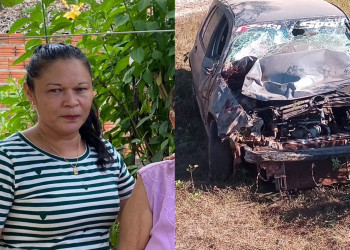 Mulher morre após ser arremessada de carro durante acidente no interior do Piauí