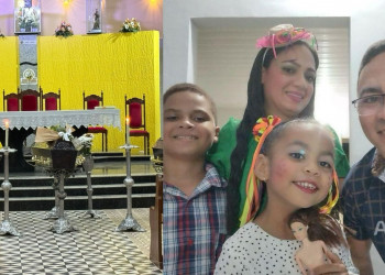 Família que morreu carbonizada em grave acidente é velada sob forte comoção em Altos, Piauí