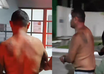 Homem é preso por suspeita de tentar incendiar casa e agredir a própria mãe no litoral do Piauí