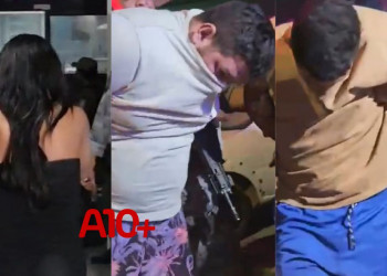 PM flagra trio em atitude suspeita e apreende droga, dinheiro e arma na zona Norte de Teresina