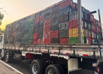 Caminhão com cerca de 100 caixas supostamente furtadas é interceptado no Piauí; veículo iria para Petrolina-PE