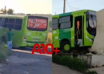 Strans diz que ônibus invadiu casa após erro operacional em Teresina; consórcio será notificado para arcar com prejuízos