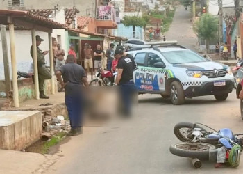 Homem é encontrado morto com perfurações de faca e lesão na cabeça em rua no interior do Piauí