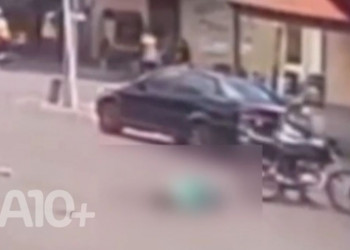 Polícia Civil identifica suspeito de atropelar e matar mulher no Piauí; vídeo mostra exato momento