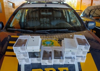 Carga de celulares sem nota fiscal e avaliada em quase R$ 21 mil é apreendida em ônibus no Piauí