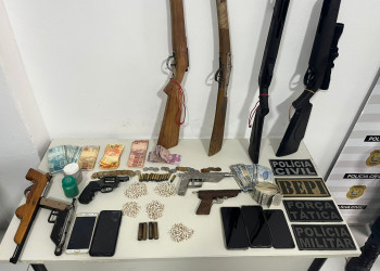 Polícia Civil prende dois suspeitos por tráfico de drogas e comércio ilegal de armas no Piauí