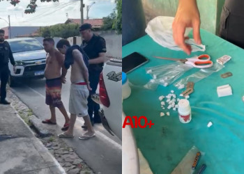 Irmãos são presos por tráfico de drogas em residência após denúncias no interior do Piauí