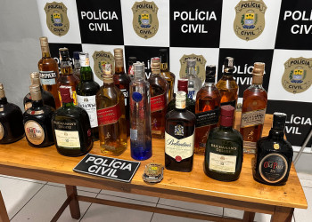 Polícia Civil apreende bebidas alcoólicas que teriam sido furtadas de supermercado no Piauí
