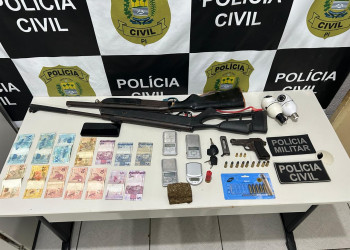 Homem é preso com drogas e armas na zona rural de município do Piauí