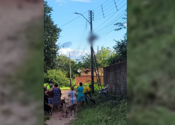 Eletricista morre em poste ao tocar fio de alta tensão no povoado Cerâmica Cil