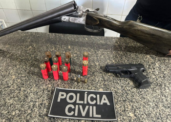 Polícia cumpre mandados e acusado de tráfico é preso com armas e munições em Teresina