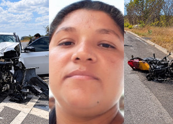 Professora morre em acidente entre moto e carro na BR-343, em Buriti dos Lopes-PI