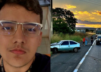 Estudante de Direito morre em grave colisão entre carro e motocicleta no interior do Piauí