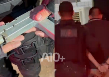 Adolescente é apreendido após tentar esconder arma caseira e ser flagrado por policiais na zona Leste de Teresina