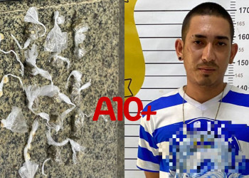 Homem é preso com porções de maconha e crack perto de bar no litoral do Piauí