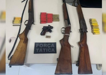 Polícia Militar prende três pessoas por caça predatória no interior do Piauí