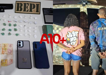 Polícia desarticula boca de fumo e prende casal no interior do Piauí