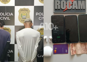 Suspeitos de roubo são presos em flagrante após tentarem fugir de abordagem em Teresina