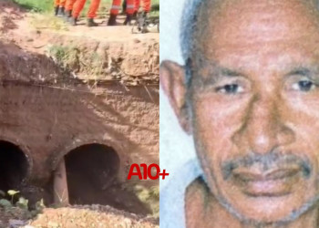 Corpo de homem que caiu em bueiro ao ser arrastado durante forte chuva é localizado pelos bombeiros em Teresina