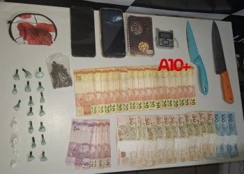 Suspeito de tráfico de drogas é preso no Piauí; estava acompanhado de uma adolescente de 14 anos