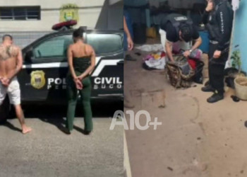 Investigados por suspeita de homicídio em Pernambuco são presos no interior do Piauí; material ilícito apreendido