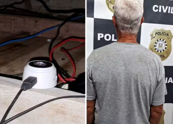 Avô é preso sob suspeita de instalar câmera no banheiro para ver netas tomando banho