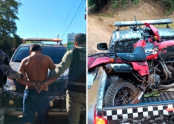 Homem é preso e adolescente apreendido suspeitos de roubarem motocicleta de idoso no Piauí