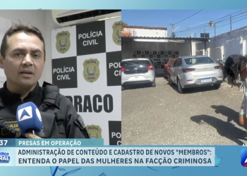 Mulheres no PCC: delegado fala sobre papel de “Felina” e como demais criminosas agiam numa espécie de “RH do Crime” no Piauí; VÍDEO!