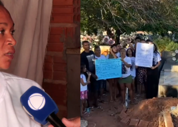 Família e amigos realizam manifestação e pedem justiça por jovem executado a tiros na véspera do aniversário em Teresina; VÍDEO!