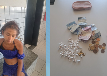 Mulher em situação de rua é presa com 60 pedras de crack escondidas nas partes íntimas no Centro de Teresina