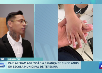 Pais denunciam que criança de 5 anos foi agredida por professora dentro de escola em Teresina; VÍDEO!