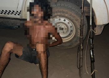Suspeito de agredir esposa é preso por violência doméstica e posse de espingardas no interior do Maranhão