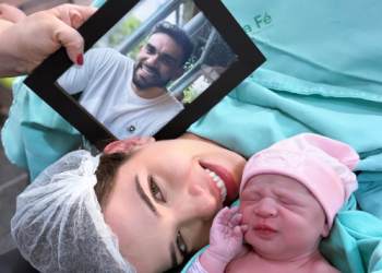 Nasce Maria Heloísa, filha do médico Caio Barros que morreu em grave acidente no Piauí