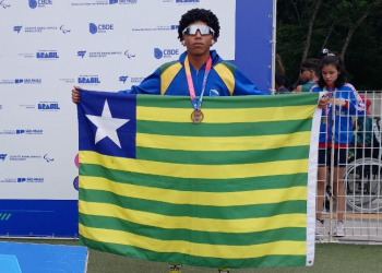 Atletismo piauiense conquista oito medalhas no primeiro bloco das Paralimpíadas Escolares