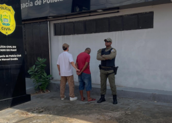 Homem é preso por suspeita de agredir companheira e filho de apenas 1 ano de idade no Piauí