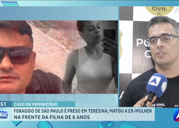 Fugiu de São Paulo para o Piauí: delegado fala sobre prisão de homem que matou ex-companheira a tiros na frente da filha; VÍDEO!