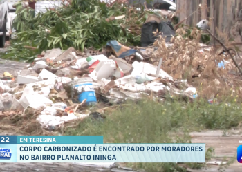 Homem é assassinado e corpo é descartado e carbonizado em área de lixo na zona Leste de Teresina