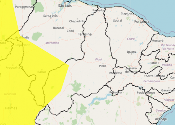 Instituto de Meteorologia publica alertas de chuvas intensas para parte do Piauí nesta terça-feira (30)