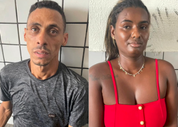 Homem e mulher são presos durante abordagem policial na zona Norte de Teresina; arma e drogas apreendidas