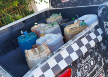 Suspeito de furtar combustível de ônibus escolares é preso pela Polícia Militar em Piripiri, no Piauí