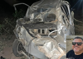 Empresário morre e outras três pessoas ficam gravemente feridas em acidente no interior do Piauí