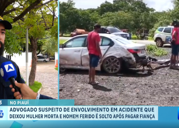 PRF afirma que motorista não reagiu e que não há marcas de freio em acidente que matou mulher na BR-343, no Piauí