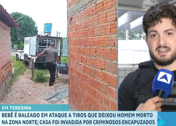 Delegado afirma que jovem executado a tiros em Teresina integrava facção Bonde dos 40; bebê baleado no ataque não corre risco de morte