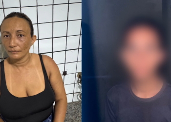 Casal suspeito de tráfico é preso na zona Norte de Teresina após tentar tentar descartar drogas