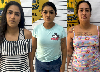 Mulheres condenadas por tráfico de drogas são presas durante cumprimento de mandado em Parnaíba, Piauí