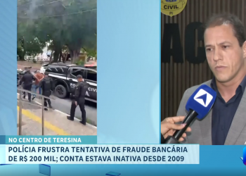 Homem que tentou sacar R$ 200 mil de conta de falecido em Teresina pode ter recebido ajuda de funcionário de banco, diz delegado; VÍDEO!