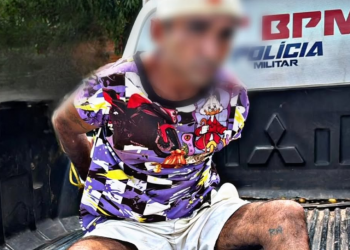No Piauí, homem é preso em flagrante com facão e lança após ameaçar casal e dizer que abusaria de mulher