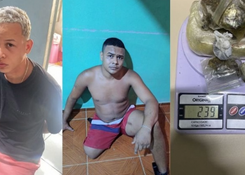 Polícia prende “Yuri do Torquato” e “Perneta” em Teresina; um deles tentou destruir o próprio celular para se livrar de possíveis provas