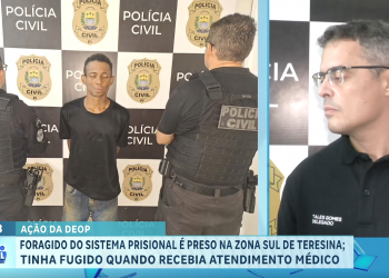 Foragido desde fevereiro foi capturado com fios elétricos roubados na região central de Teresina, diz delegado